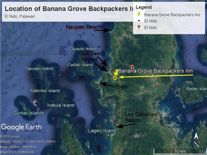 Banana Grove El Nido Hotell Eksteriør bilde